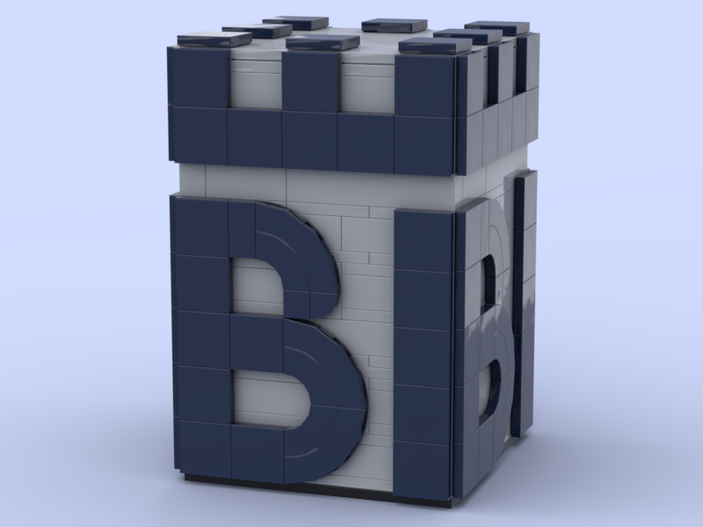 Lego Bielefeld Logo as cube / als Würfel