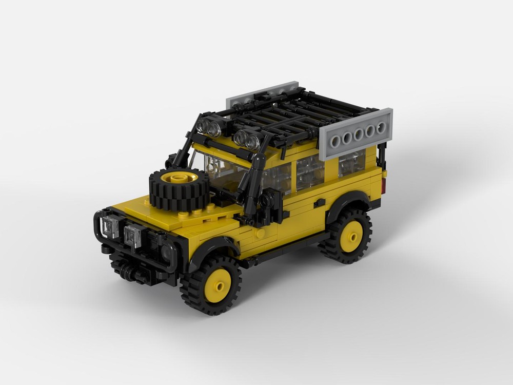 Lego Land Rover Defender 110 Camel Trophy version