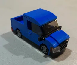 Small blue pickup