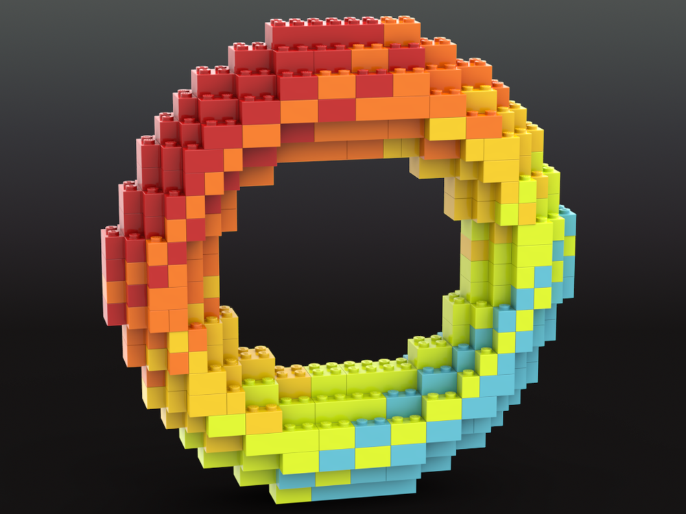 Lego Dithered Ring... Thing