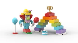 11029 Clown and Rainbow