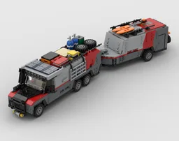 6 x 6 Land Rover and off road trailer