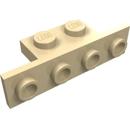 Bracket 1 x 2 - 1 x 4 [Square Corners] / Tan