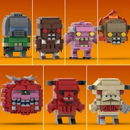 Doom (1993) Brickheadz Bundle