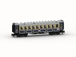 Bavarian Express Train 3rd Class Passenger Coach (8w)