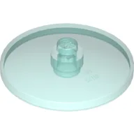 Dish 4 x 4 Inverted with Open Stud [Radar] / Trans-Light Blue