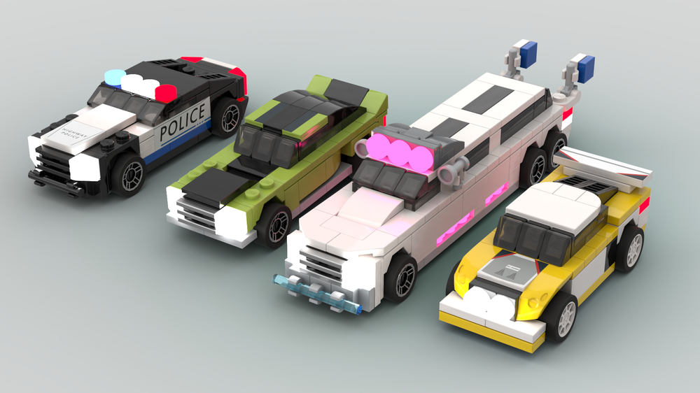 Lego Car pack #5 (1:55 scale)