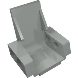 Technic Seat / Chair [3 x 2 Base] / Light Gray