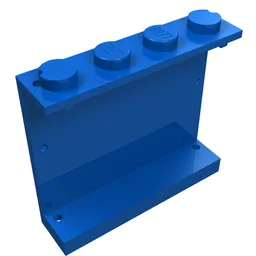Panel 1 x 4 x 3 - Solid Studs with UNICEF Logo Print