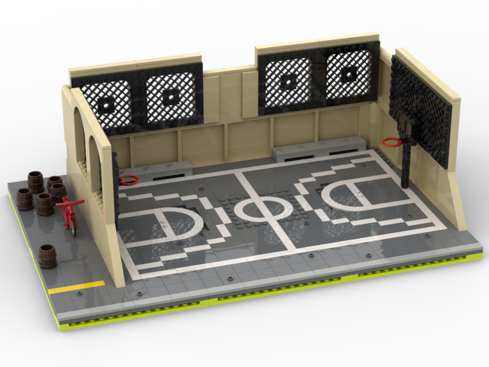 Lego Modular Basketball Court