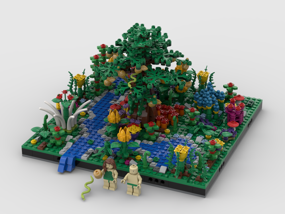 Lego Garden of Eden Diorama