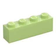 Brick 1 x 4 / Yellowish Green