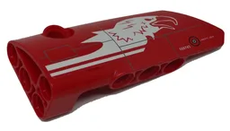 Technic, Panel Fairing # 3 Small Smooth Long, Side A with White Eagle Head Pattern (Sticker) - Set 9394