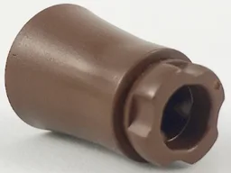 Plant, Palm Tree Trunk - Short Connector, Axle Hole with 4 Inside Prongs