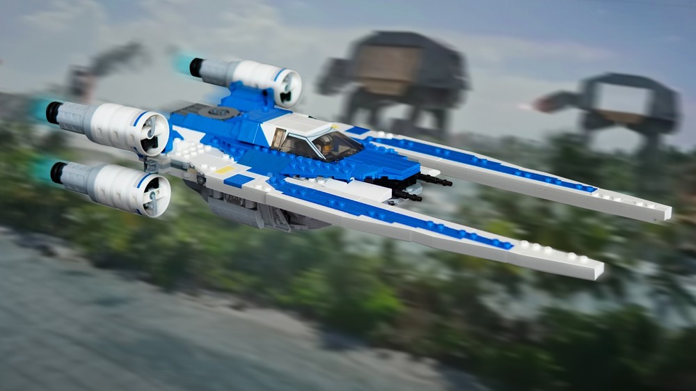 Lego U Wing Blue Squadron (2.0 Update)
