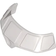 Glass for Aircraft Fuselage Curved Forward 6 x 10 Top with 5 Window Panes / Trans-Brown