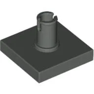 Tile Special 2 x 2 with Top Pin / Dark Gray