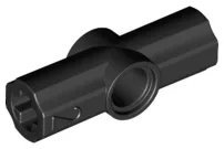 Technic Axle and Pin Connector Angled #2 - 180° / Black