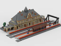 Neoclassical Train Station