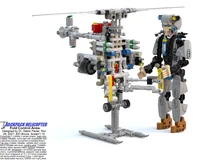Foldable Armed Backpack Helicopter