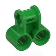 Technic Axle and Pin Connector Perpendicular Double / Bright Green