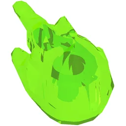 Wave / Power Burst / Flame Blaster with Handle / Trans-Bright Green