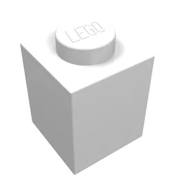 Brick 1 x 1 / White