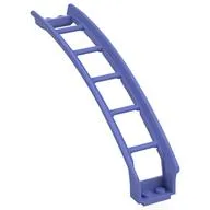 Vehicle Track, Roller Coaster Ramp Large Upper Part, 6 Bricks Elevation / Blue Violet