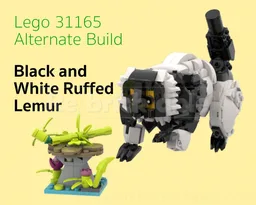 31165 Black and White Ruffed Lemur