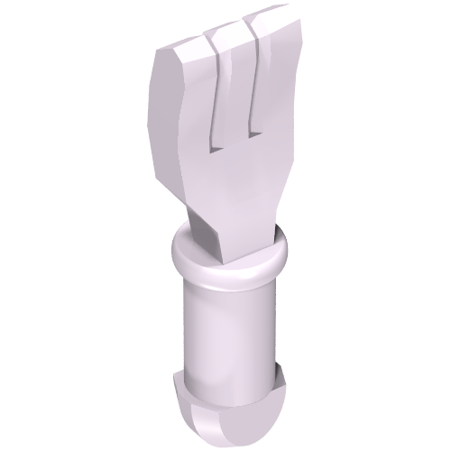 Lego Equipment Cutlery - Fork [Kitchen Implements Kit] / Lavender