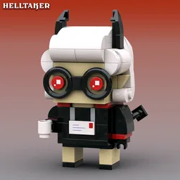 Helltaker Brickheadz | Pandemonica
