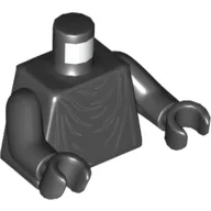 Torso, Imperial Robe with Gray Creases Print (Shadow Guard), Black Arms and Hands / Black