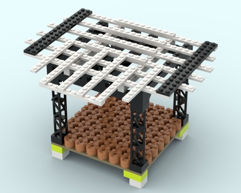 Lego Flower "Frog" for large storage head