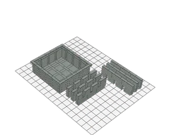 32 x 32 peg Organizer Set #4