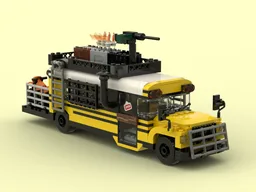 Post Apocalyptic School Bus - The Battlebus