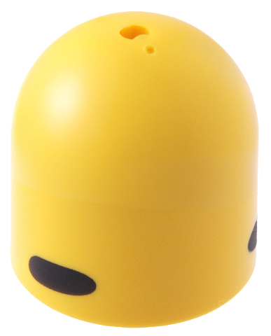 Lego Minifigure, Headgear Helmet Dome, Smooth with Hole on Top with 2 Black Ovals Pattern (Woodstock Eyes)
