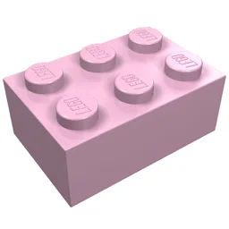 Brick 2 x 3 / Bright Pink