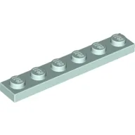 Plate 1 x 6 / Light Aqua