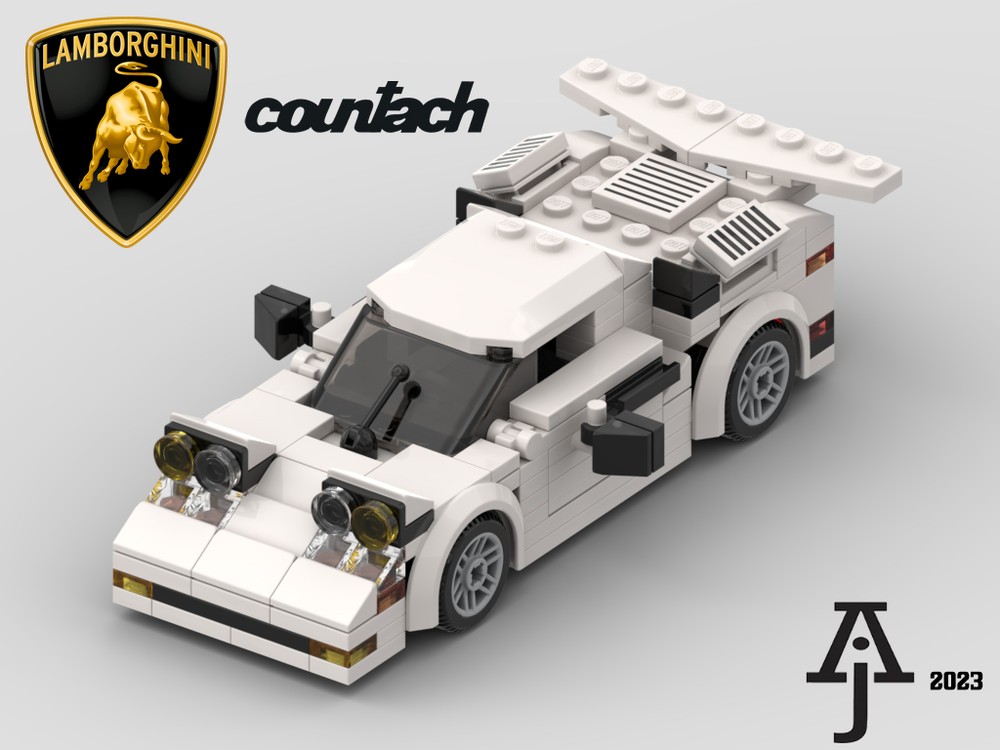 Lego 1988 Lamborghini Countach LP5000 QV(Wolf of Wall Street)