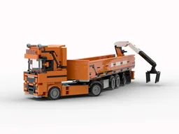MAN TGX with 4 asser Kennis trailer