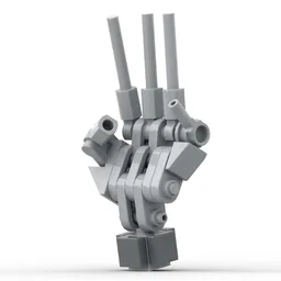 One hand, five fingers