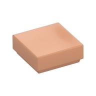 Lego Tile 1 x 1 with Groove / Nougat