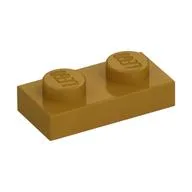 Plate 1 x 2 / Pearl Gold