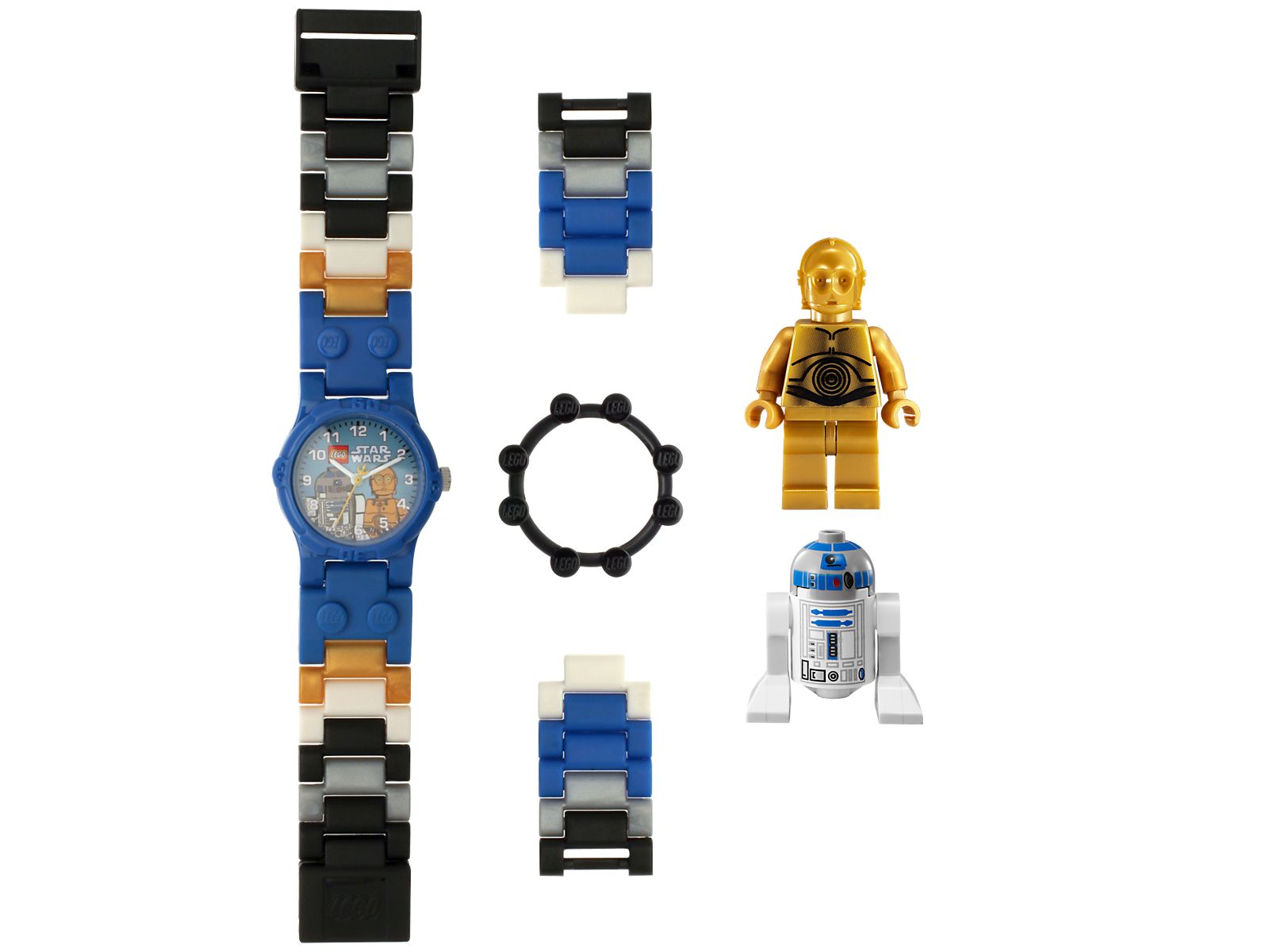 Lego C-3PO and R2-D2 Buildable Watch with Toy