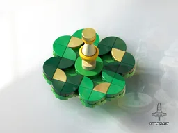 Spinning Top #27 Four-leaf Clover
