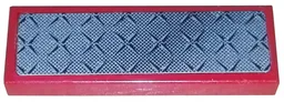 Tile 1 x 3 with Silver Tread Plate Fade Pattern (Sticker) - Set 8195