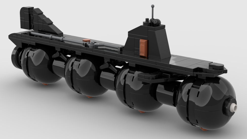 Lego MOC Miniscale "The Cetacean" Of The Man From ATLANTIS.
