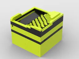 GBC Diagonal in Lime and Black