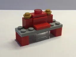 Dragster with workshop table