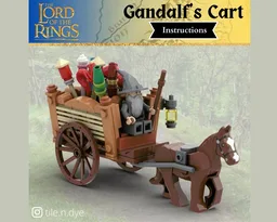 Gandalf's Cart - LEGO LORD OF THE RINGS MOC